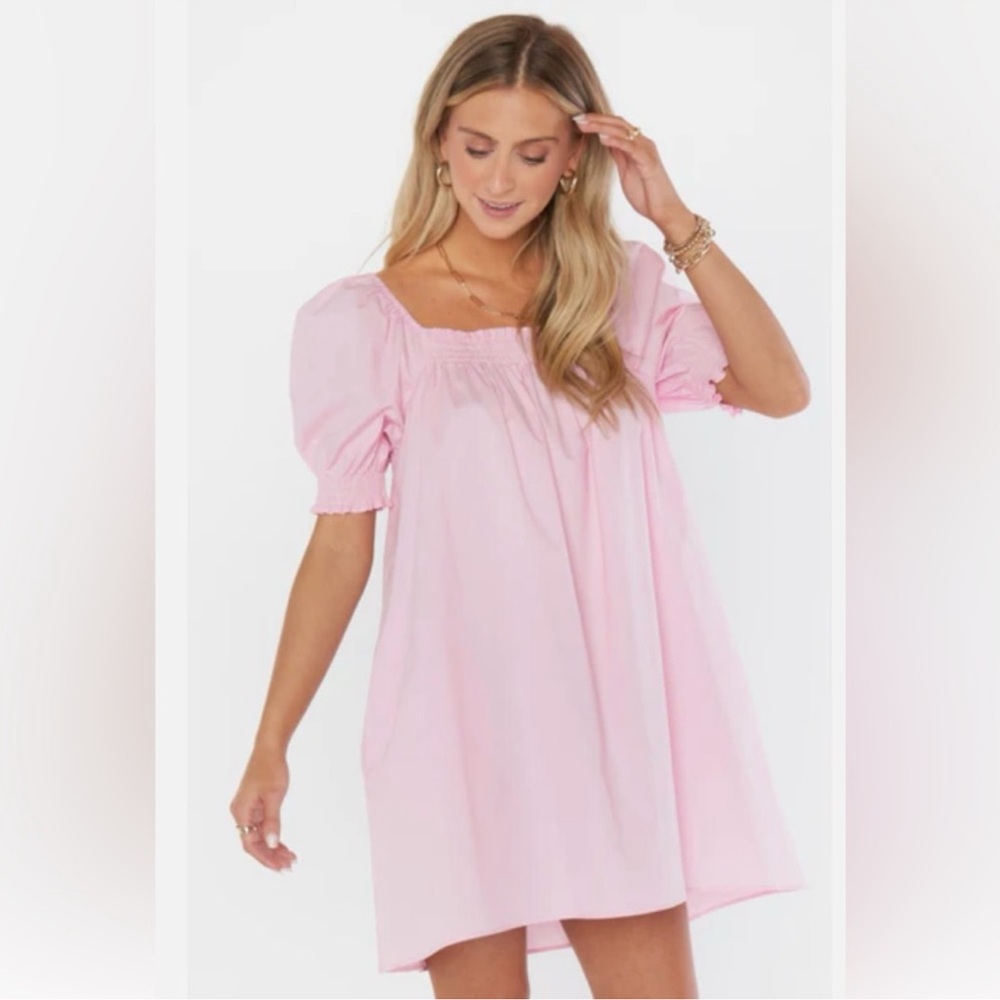 Show Me Your MuMu Annalynne Mini Dress Petal Pink Size S